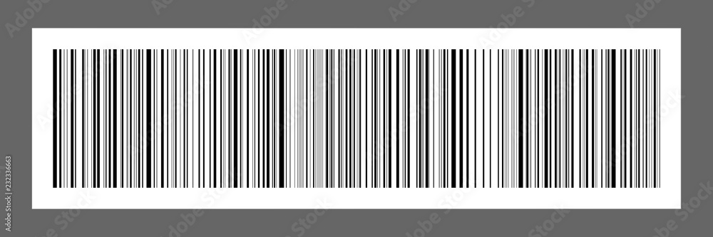 horizontal black bar code on white paper sticker for pattern and design,vector illustration horizontal black bar code on white paper sticker for pattern and design,vector illustration