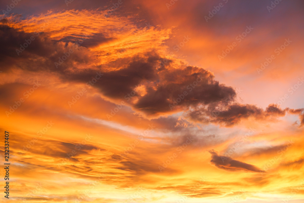 Fototapeta premium sunset clouds