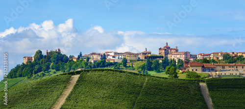 Panorama of Novello (piedmont,Italy) photo