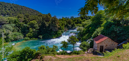 Wasserfall im Krka Nationalpark/ Kroatien