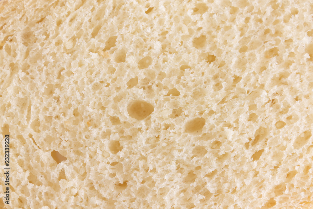 Porous texture of toast bread. Natural background.