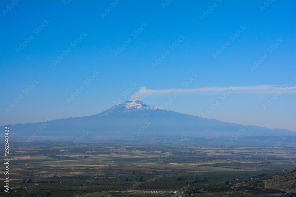 view of mount etna