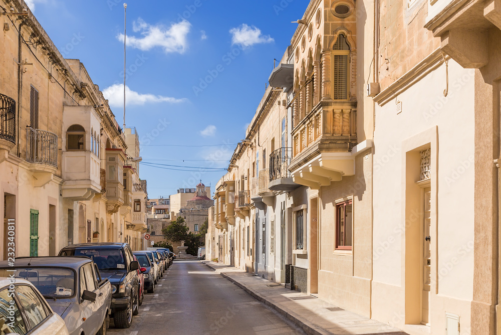 Rabat, Malta. Street of the old city