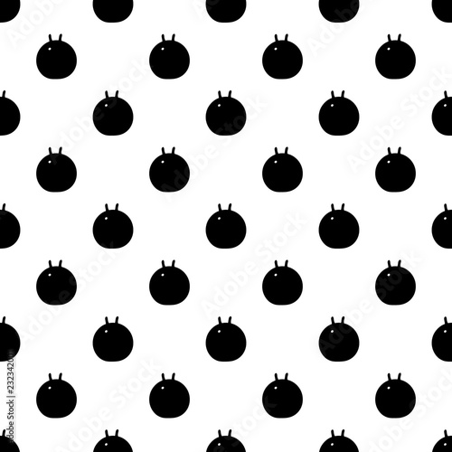 Fitness ball pattern vector seamless repeating for any web design