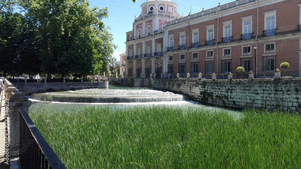 Obraz premium Cascada de las Castañuelas, Aranjuez