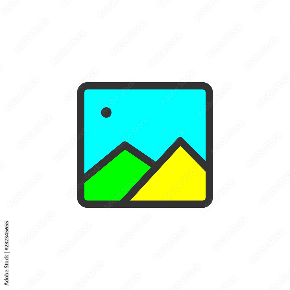 Gallery vector icon Gallery vector icon