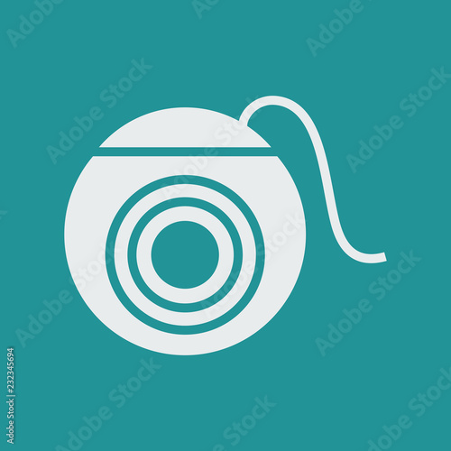 Silhouette icon floss
