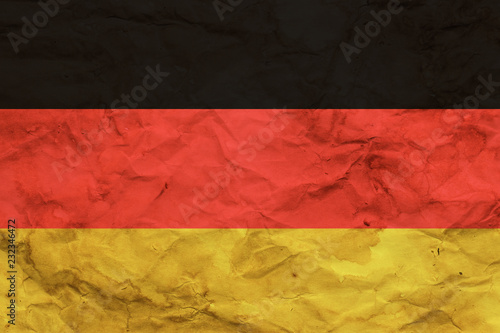 Flag of Germany in grunge style.