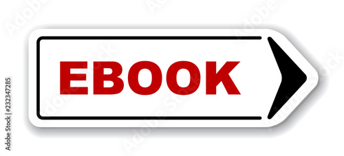 red vector banner ebook