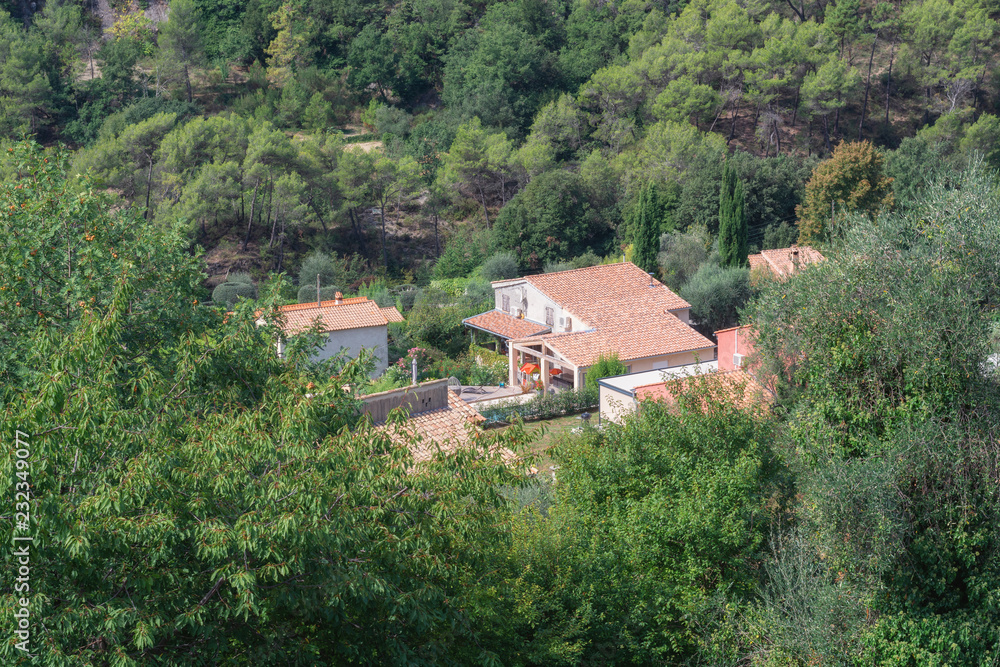 Beautiful villa in the valley near the village of Tourrette Levens in the French department of Alpes-Maritimes