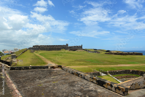 Castillo de San Cristobal  San Juan  Puerto Rico. Castillo de San Cristobal is designated as UNESCO World Heritage Site since 1983.