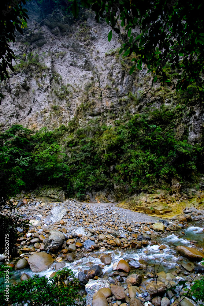 Moody nature of Taroko Gorge in Taiwan Moody nature of Taroko Gorge in Taiwan