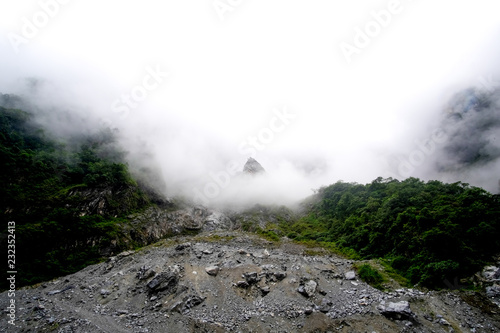 Moody Nature of Taroko Gorge in Taiwan