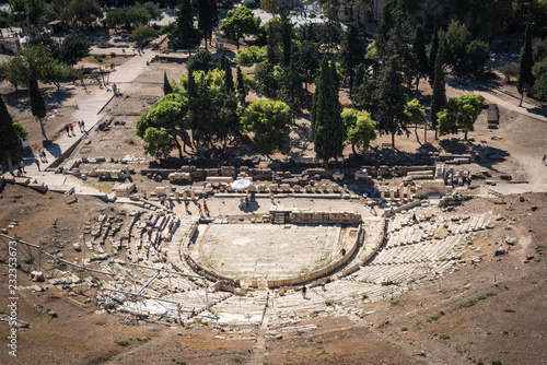 The Theatre of Dionysus Eleuthereus  at Acropolis Of Athens, Part of ruins