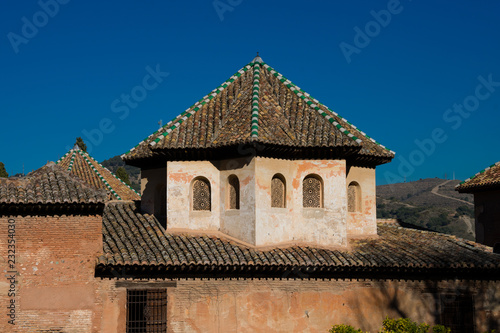Building at the Alambra of Granada. Spain