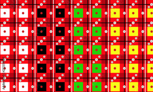 seamless red pattern