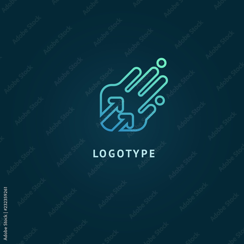 Arrow icon. Vector flat style illustration Abstract business logo template. Logo concept of Progress development, application, Business strategy, Geometric design element, delivery company. Arrow icon. Vector flat style illustration Abstract business logo template. Logo concept of Progress development, application, Business strategy, Geometric design element, delivery company.