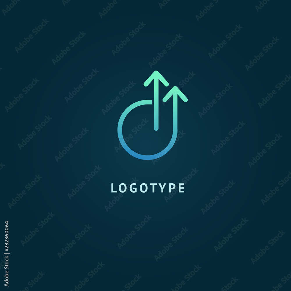 Arrow icon. Vector flat style illustration Abstract business logo template. Logo concept of Progress development, application, Business strategy, Geometric design element, delivery company. Arrow icon. Vector flat style illustration Abstract business logo template. Logo concept of Progress development, application, Business strategy, Geometric design element, delivery company.