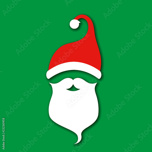 Santa Klaus Weihnachtsmann Kopf