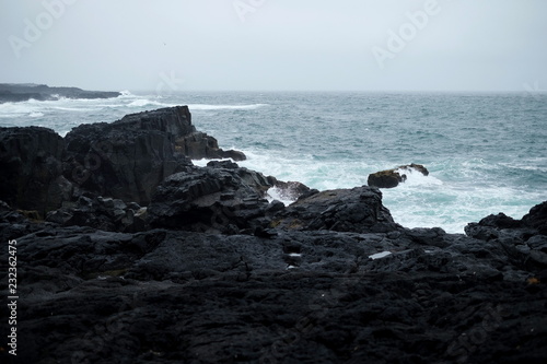 Stormy Ocean in Iceland