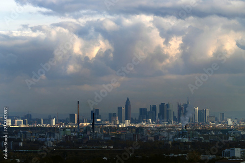 Skyline of Frankfurt in Germany - Stockphoto © Westwind