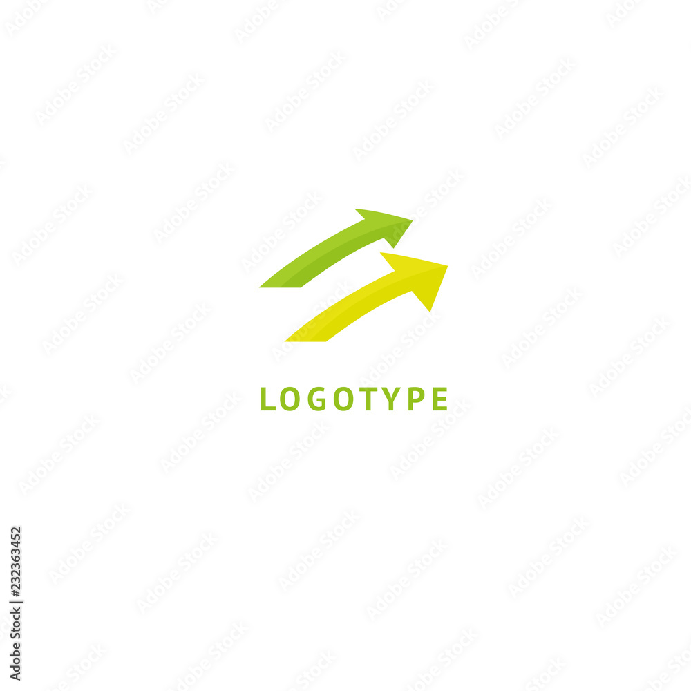 Arrow icon. Vector flat style illustration Abstract business logo template. Logo concept of Progress development, application, Business strategy, Geometric design element, delivery company. Arrow icon. Vector flat style illustration Abstract business logo template. Logo concept of Progress development, application, Business strategy, Geometric design element, delivery company.