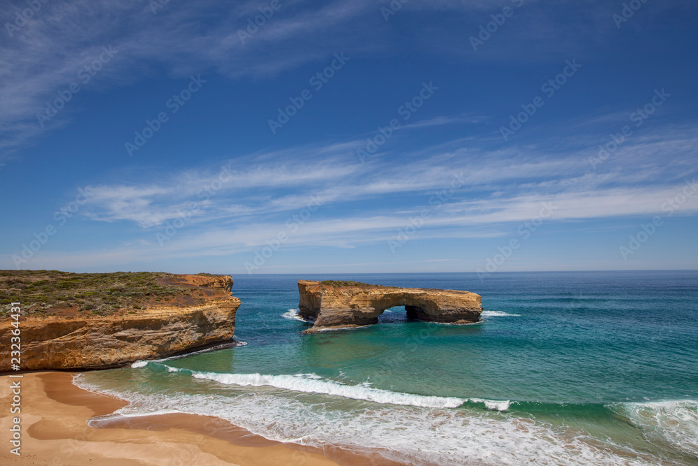 London Arch at Port Campbell National Park on the great ocean road in Victoria, Australia
