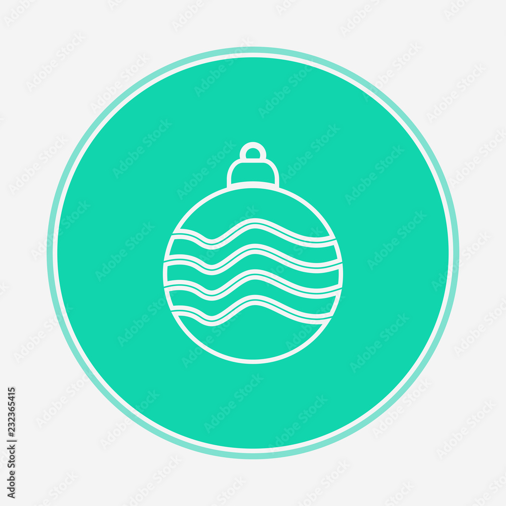 Bauble vector icon sign symbol Bauble vector icon sign symbol