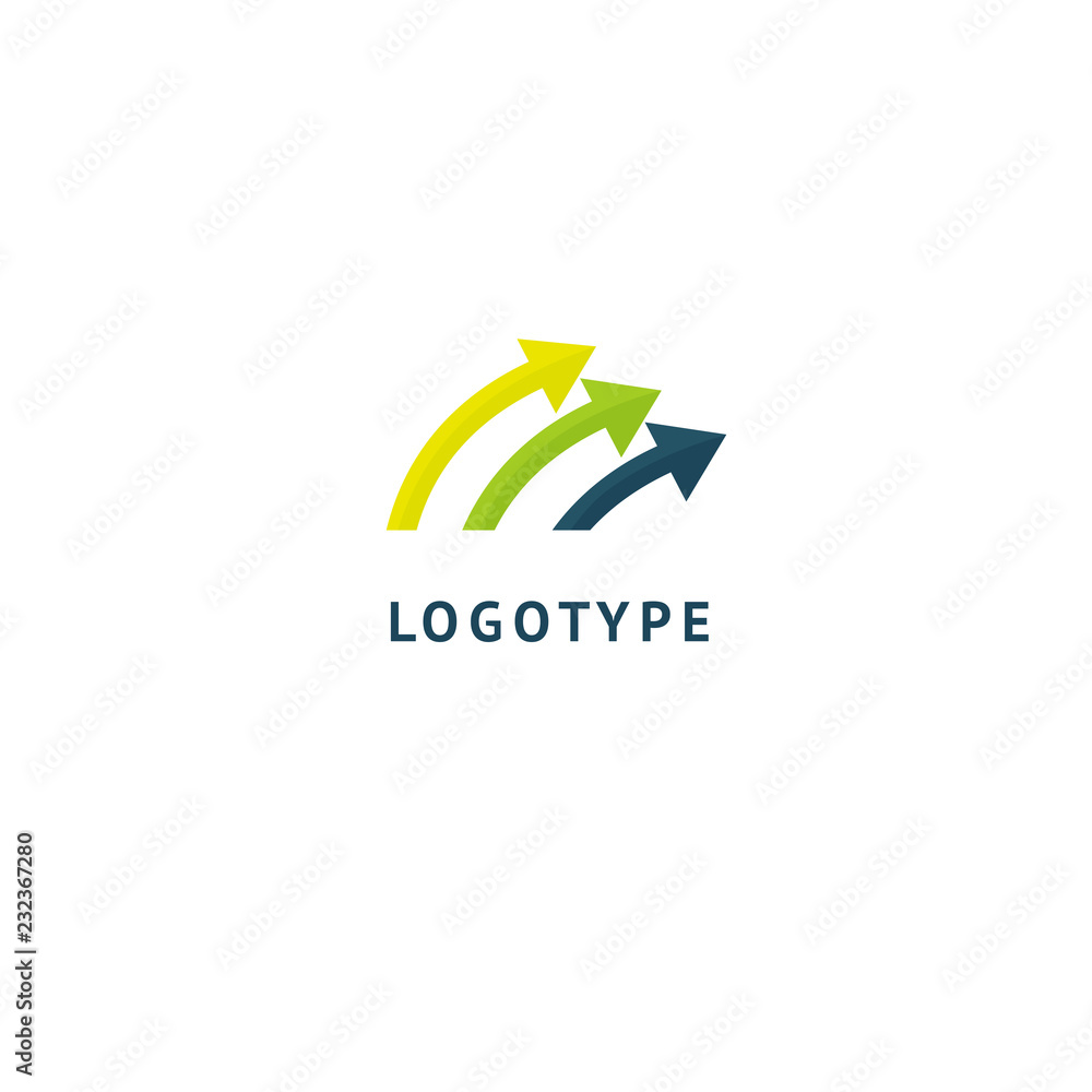 Arrow icon. Vector flat style illustration Abstract business logo template. Logo concept of Progress development, application, Business strategy, Geometric design element, delivery company. Arrow icon. Vector flat style illustration Abstract business logo template. Logo concept of Progress development, application, Business strategy, Geometric design element, delivery company.
