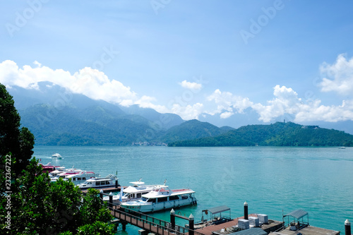 View of Sun Moon Lake in Taiwan
