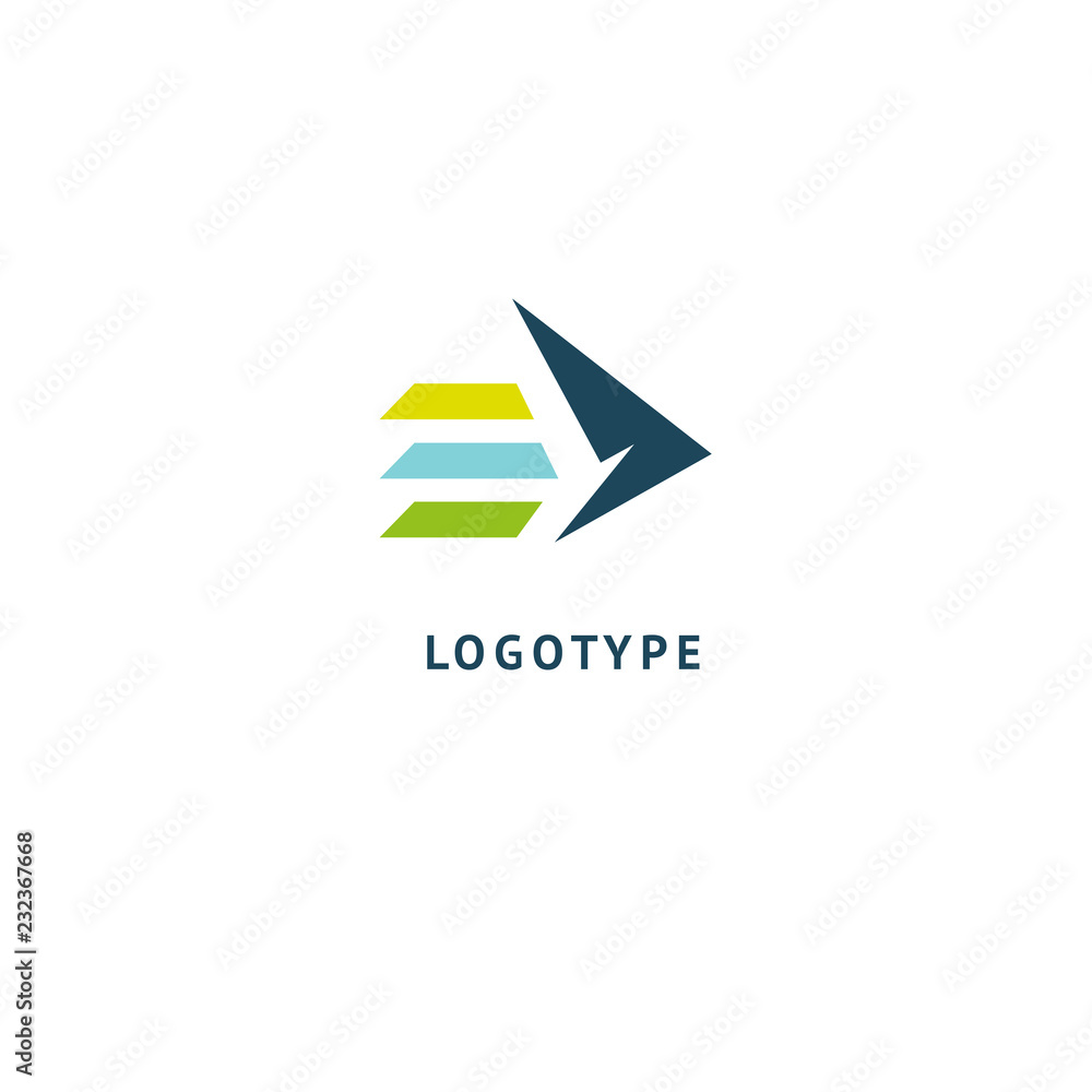Arrow icon. Vector flat style illustration Abstract business logo template. Logo concept of Progress development, application, Business strategy, Geometric design element, delivery company. Arrow icon. Vector flat style illustration Abstract business logo template. Logo concept of Progress development, application, Business strategy, Geometric design element, delivery company.