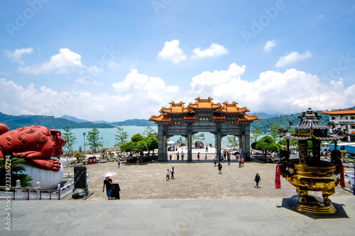 Temple at Sun Moon Lake in Taiwan