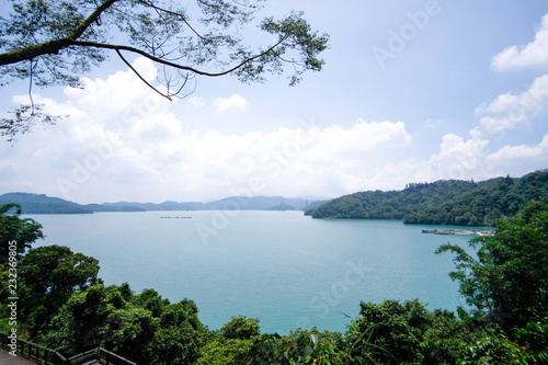 View of Sun Moon Lake in Taiwan