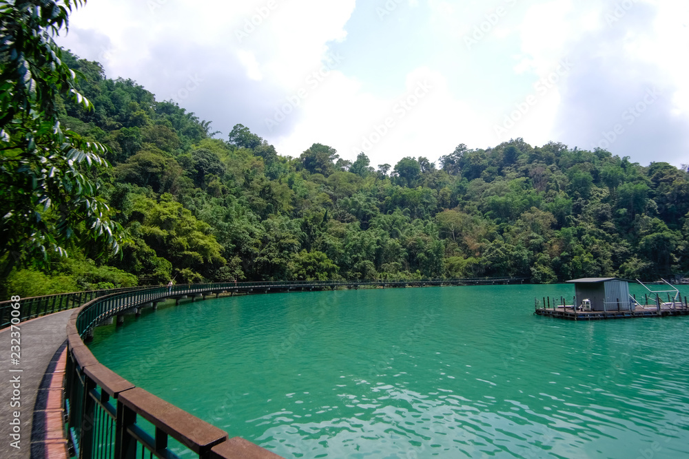 View of Sun Moon Lake in Taiwan