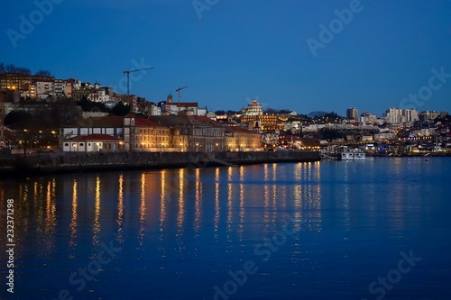 Porto Night Reflections