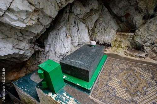 Tomb of Sari Salltik (Sari Saltuk) in Cave in Skanderbeg Mountains, Mali i Krujes, Kruja, Kruje, Durres Qar, Durres, Albania, Europe photo