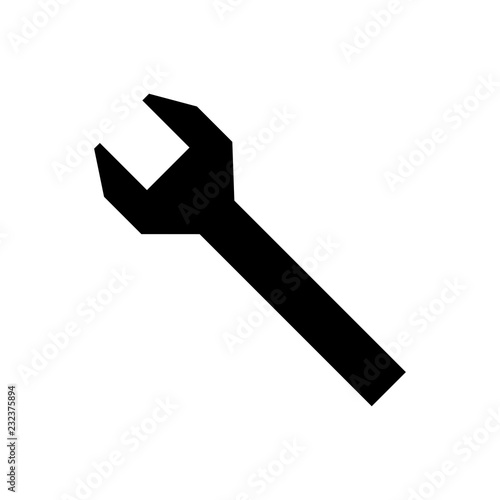 Wrench glyph icon