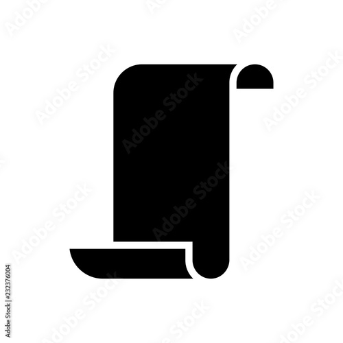 Scroll glyph icon