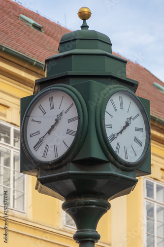 Horloge publique, Prague, République Tchèque