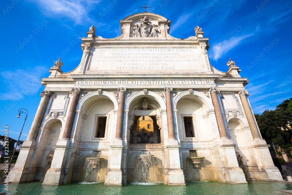 Rome - Fontana dell'acqua Paola (fountain of water Paola)