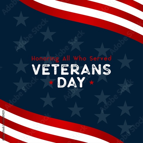veteran day design for celebrate