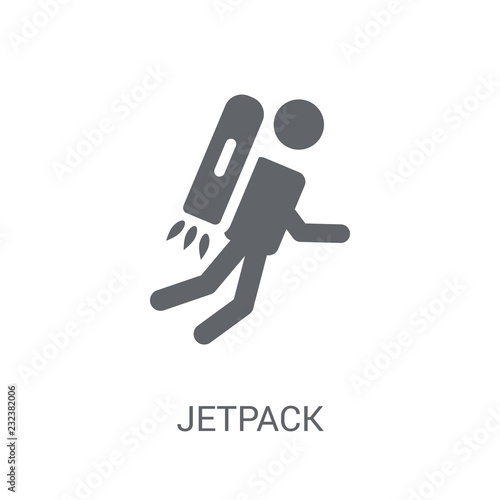 Jetpack icon. Trendy Jetpack logo concept on white background from Artificial Intelligence collection photo