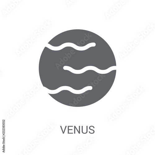 Venus icon. Trendy Venus logo concept on white background from Astronomy collection