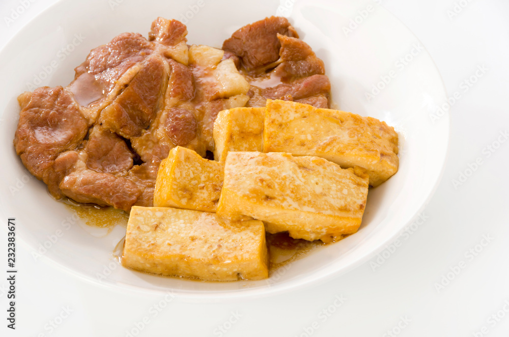 豚肉と豆腐の甘辛煮 豚肉と豆腐の甘辛煮