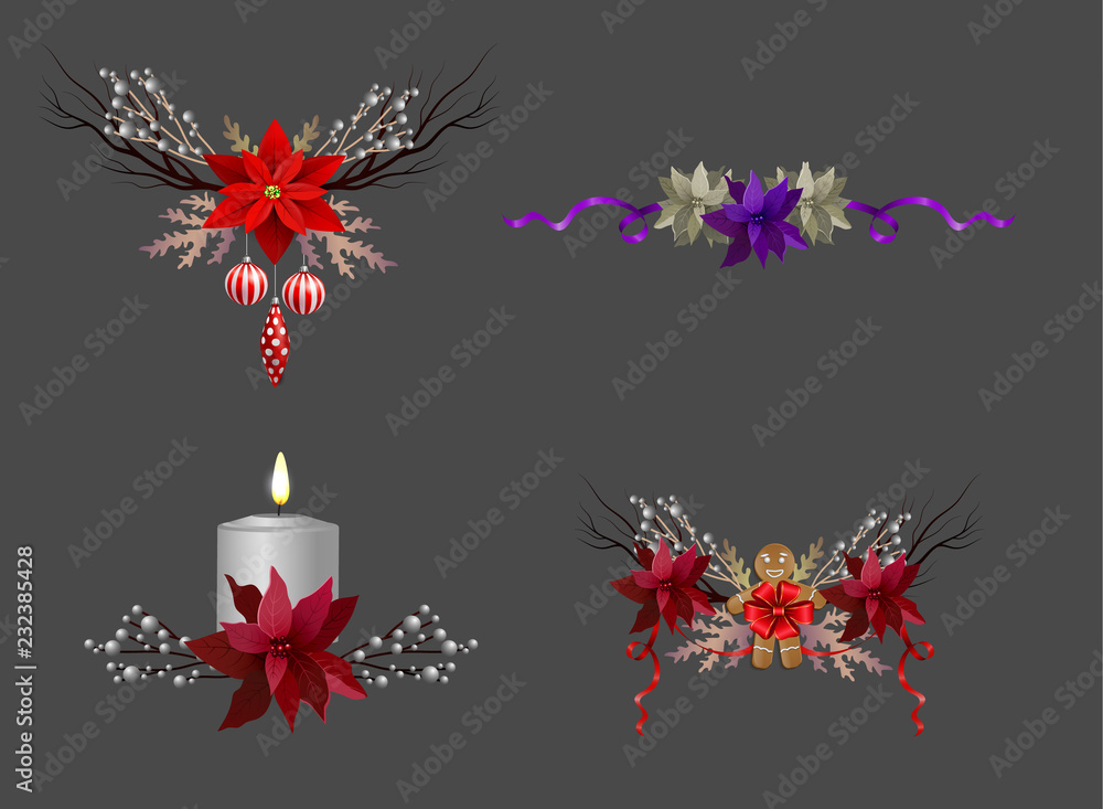 Obraz premium Christmas elements for your designs