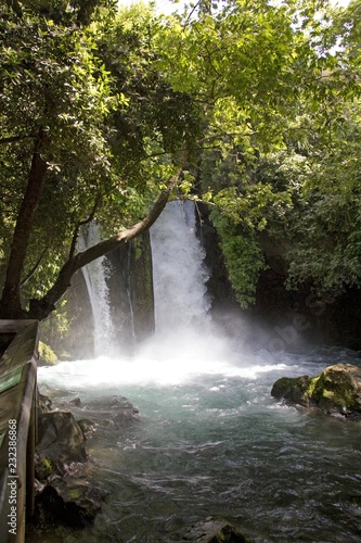 River Hermon ,Banias Nature Reserve in northern Israel
