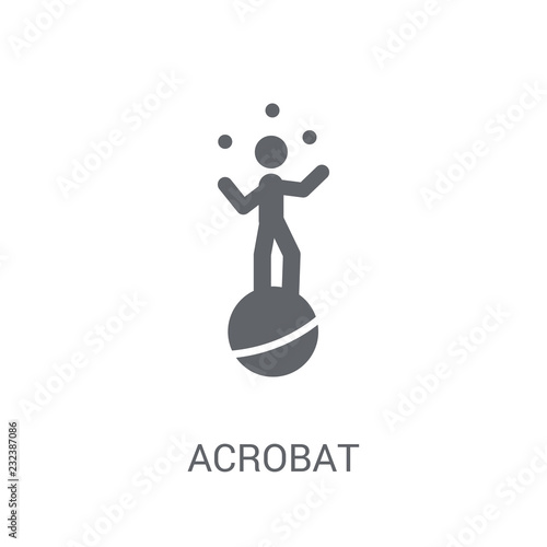 Acrobat icon. Trendy Acrobat logo concept on white background from Circus collection
