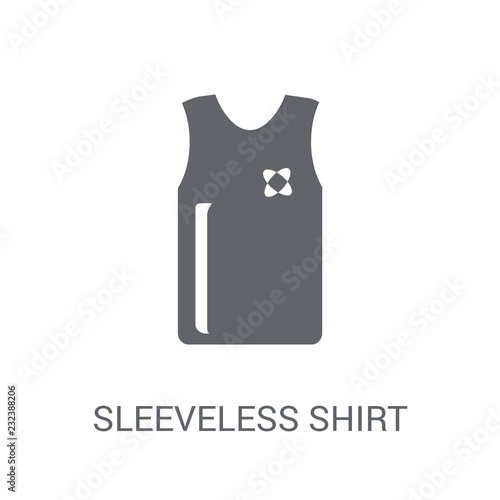 Sleeveless Shirt icon. Trendy Sleeveless Shirt logo concept on white background from Clothes collection