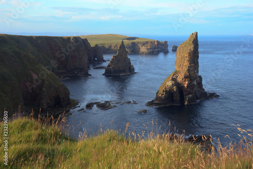 Duncansby Head sea stacks, Scotlad, Great Britain photo