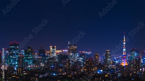 Wallpaper Mural 東京夜景・タイムラプス Torontodigital.ca